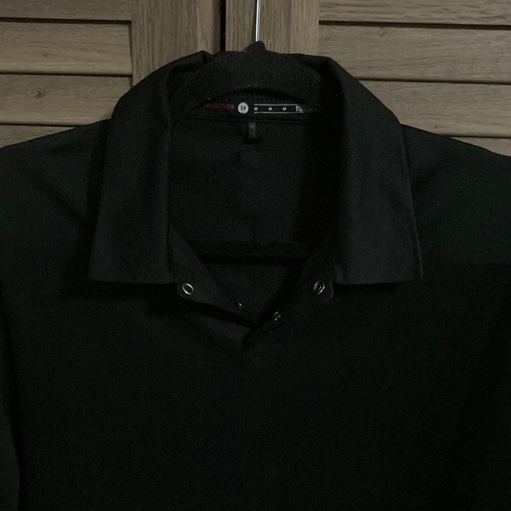NWOT - Nike Tiger Woods Collection Dri Fit Black 1/4 Snap Men’s Shirt (M) - Picture 2 of 10